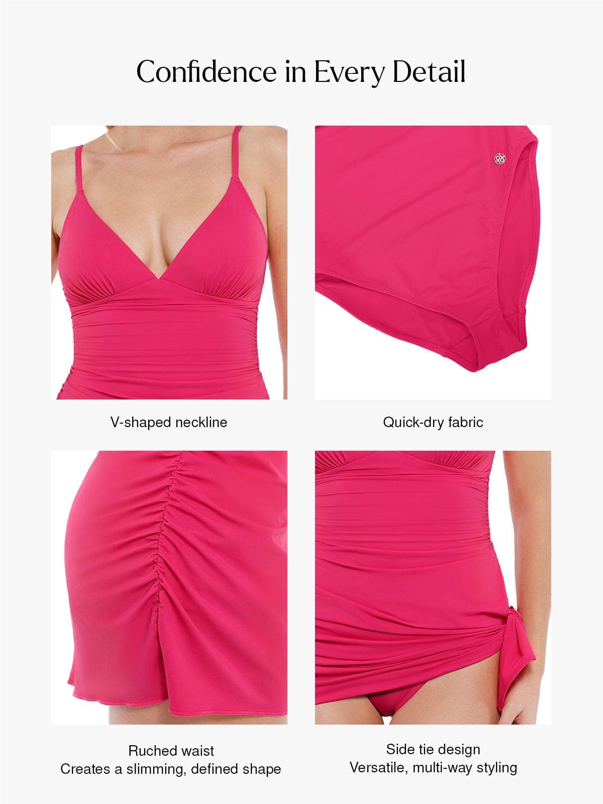 Shapewear Solid Sculpting One-Piece Swimsuit