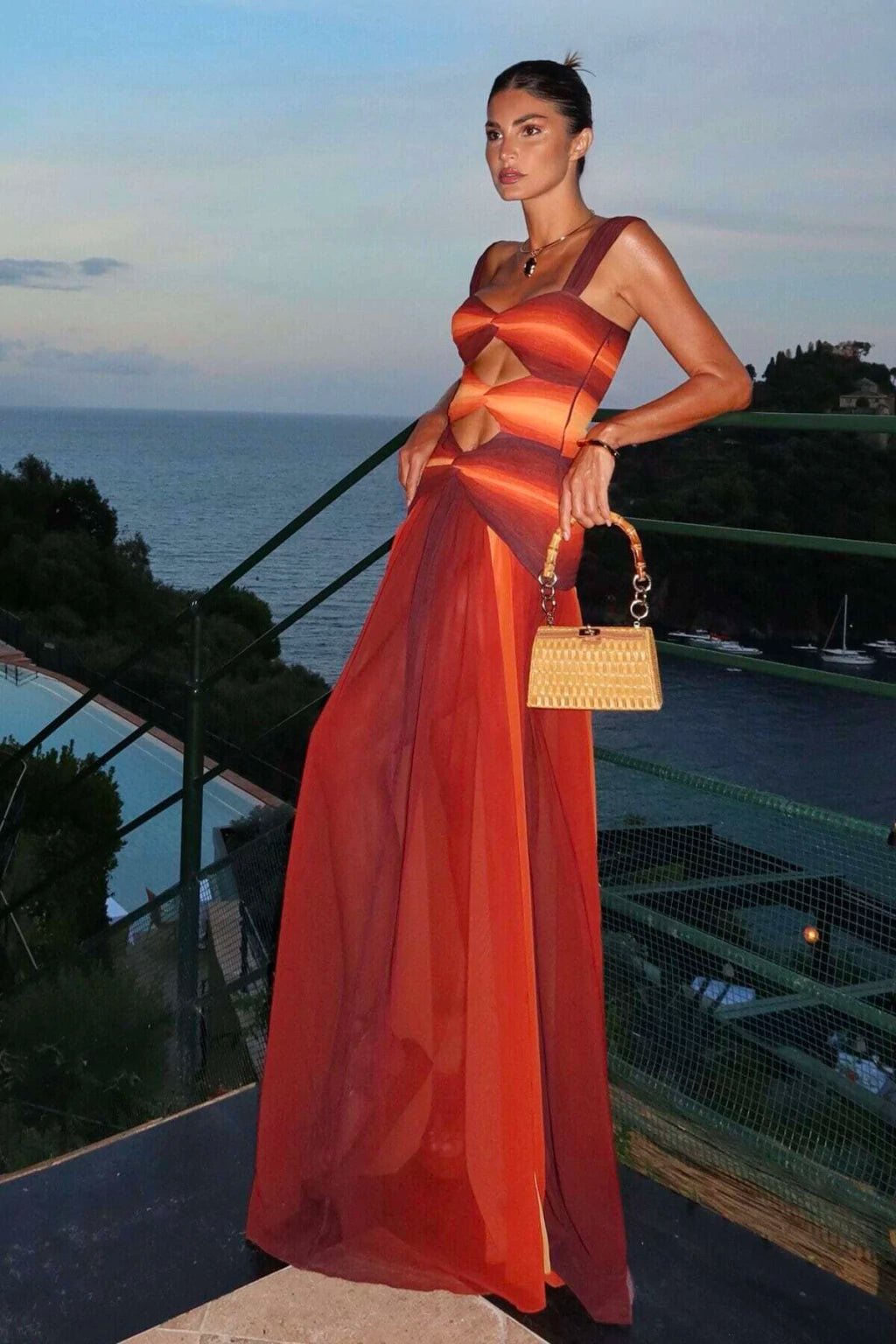 Sardegna Minerale Maxi Dress