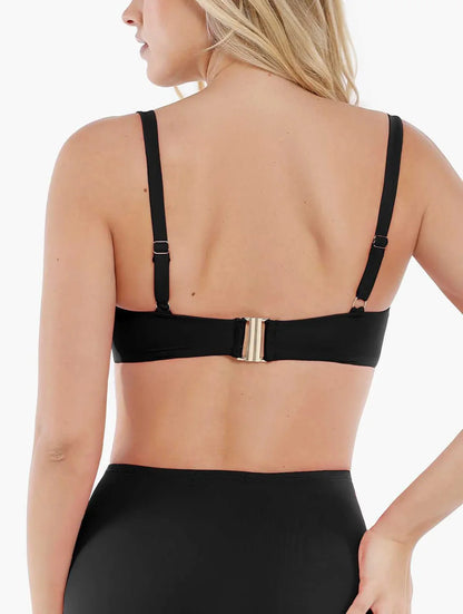 Shapewear Ruched Underwire Bikini Top