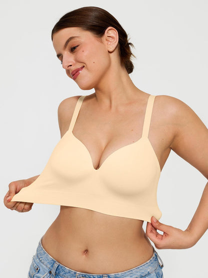 3-Pack ContourLift™ Seamless Wireless Shaping Push Up Bra Bundle