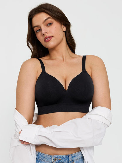 3-Pack ContourLift™ Seamless Wireless Shaping Push Up Bra Bundle