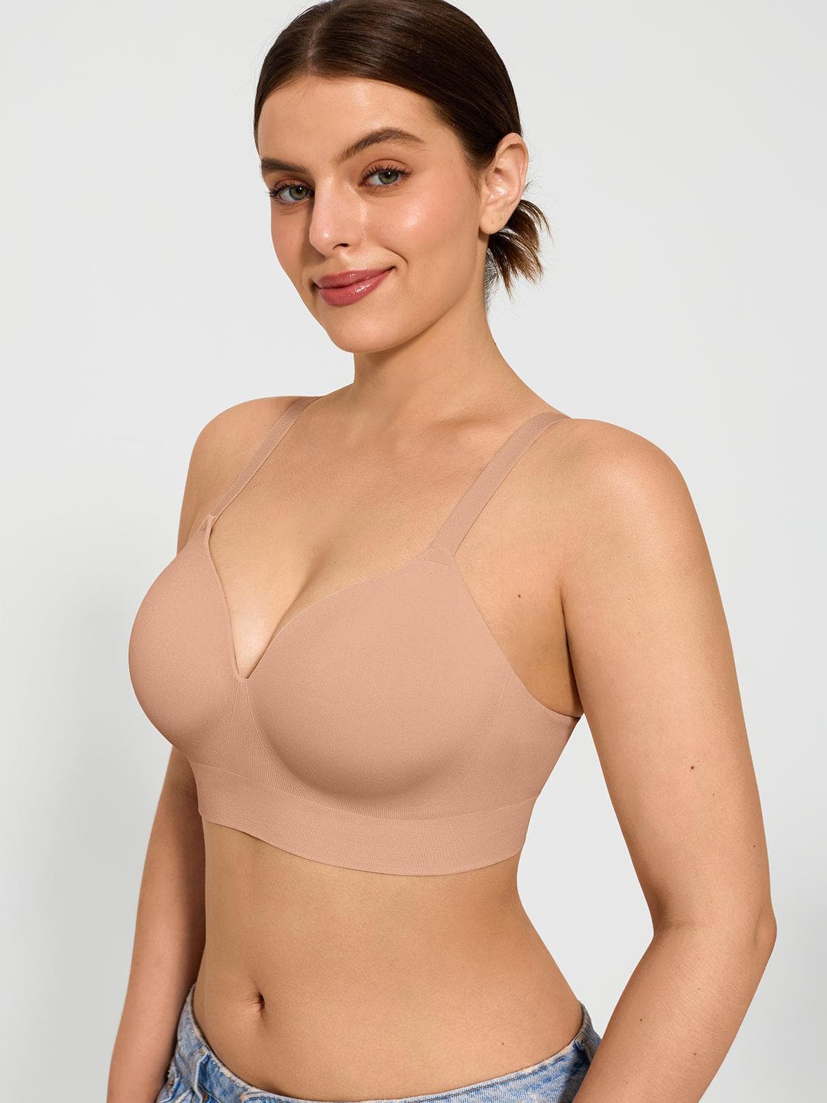 3-Pack ContourLift™ Seamless Wireless Shaping Push Up Bra Bundle