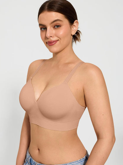 3-Pack ContourLift™ Seamless Wireless Shaping Push Up Bra Bundle