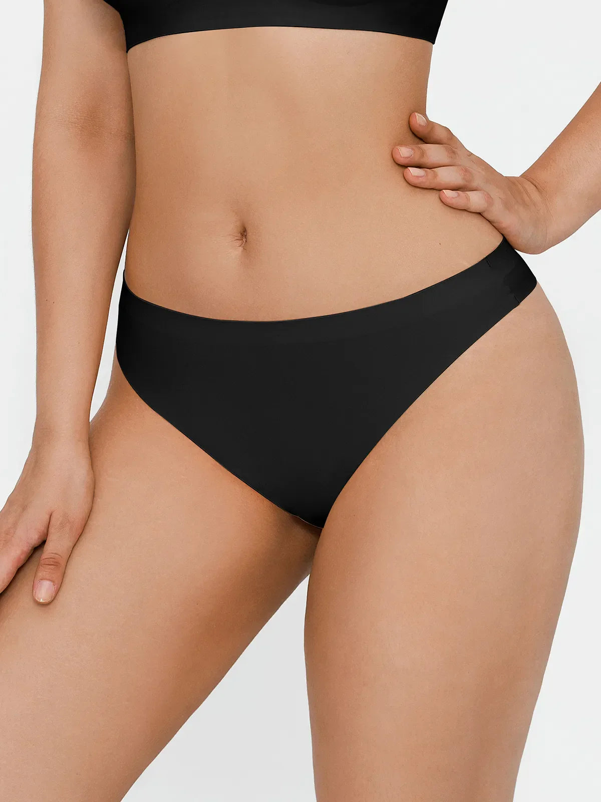 3-Pack Featherweight No-Show Thong Set