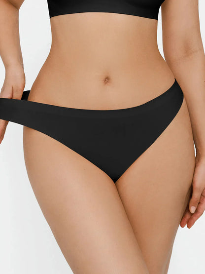 3-Pack Featherweight No-Show Thong Set