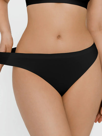 3-Pack Featherweight No-Show Thong Set