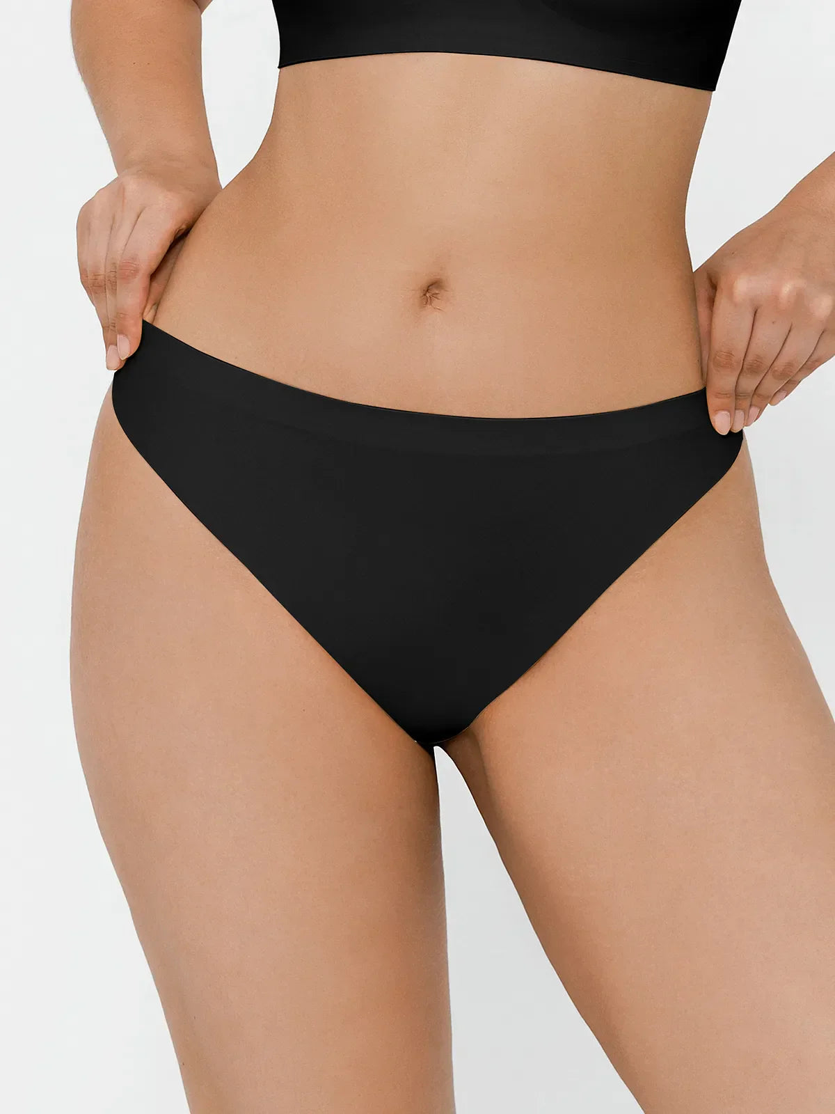 3-Pack Featherweight No-Show Thong Set