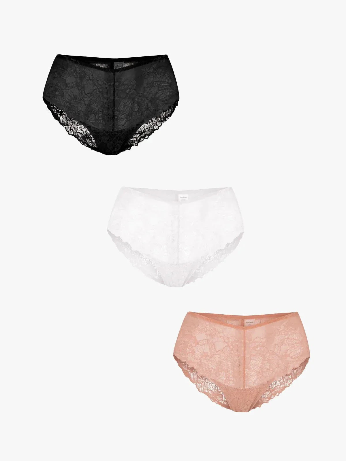 3-Pack Mid-Rise Lace Brief Bundle