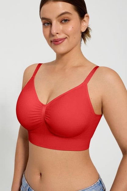 3-Pack Seamless Comfort Removable Pad Everyday Bra Bundle