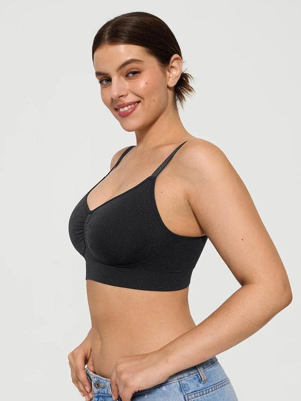 3-Pack Seamless Comfort Removable Pad Everyday Bra Bundle