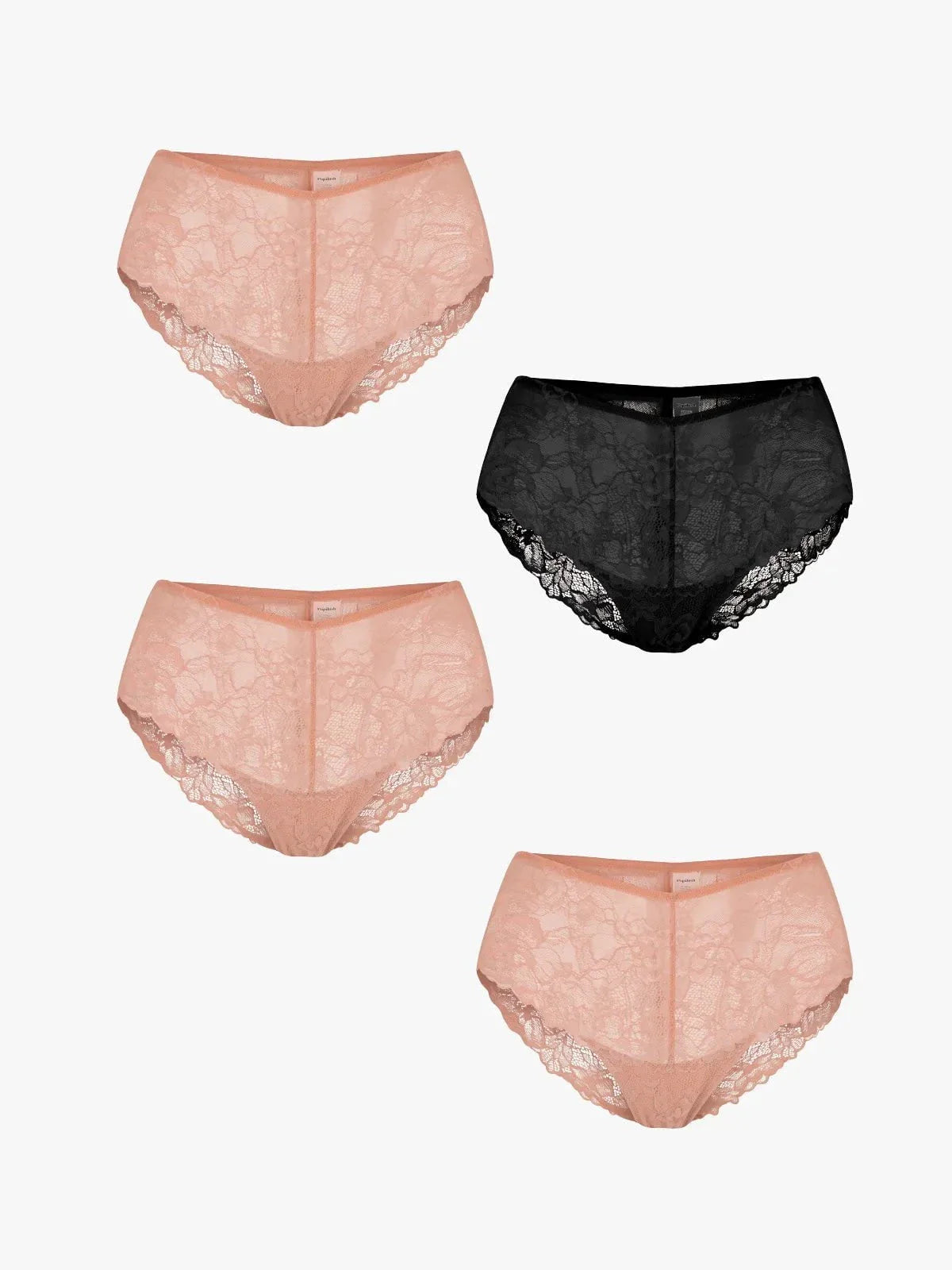 4-Pack Mid-Rise Lace Brief Bundle
