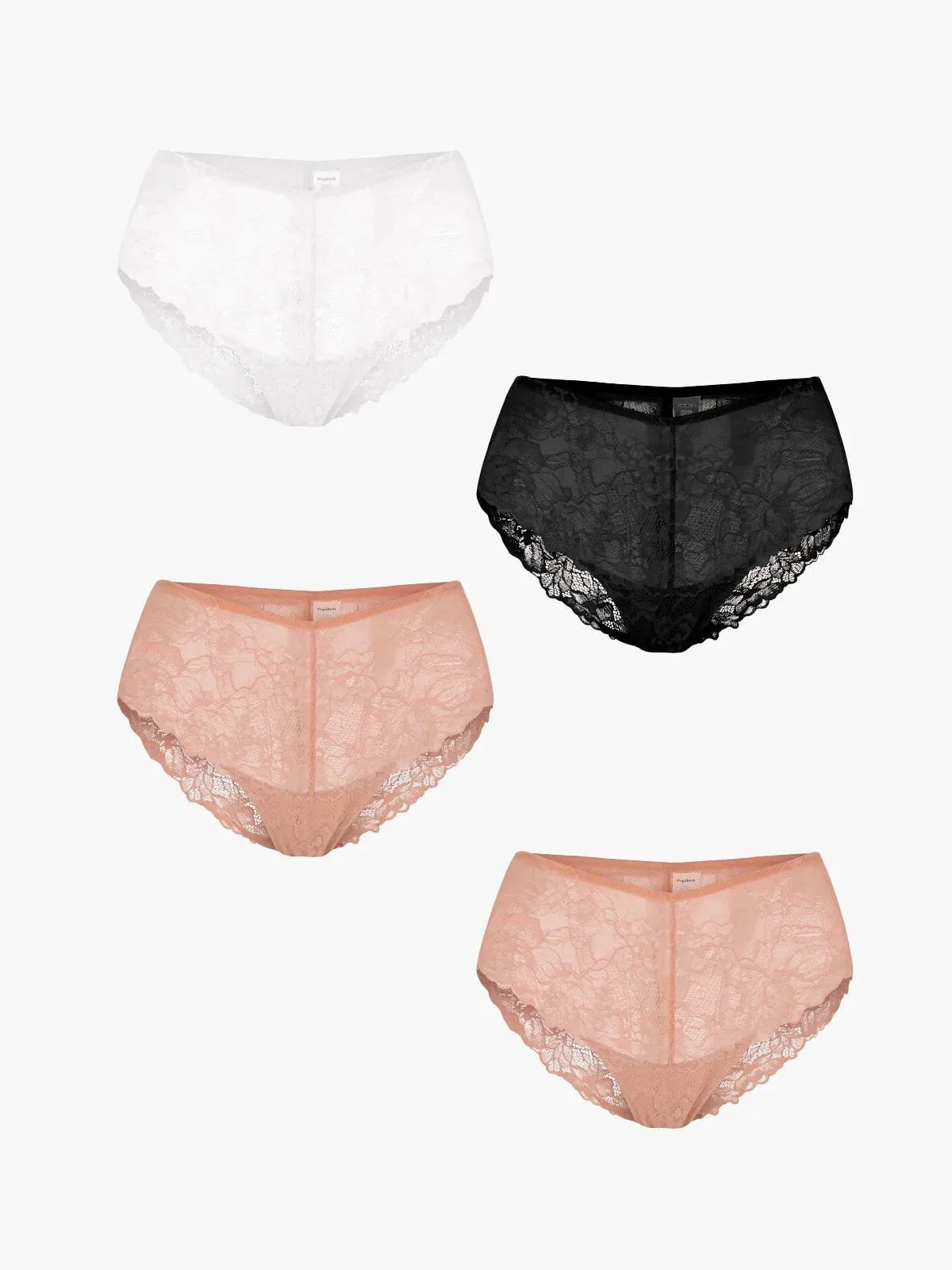 4-Pack Mid-Rise Lace Brief Bundle