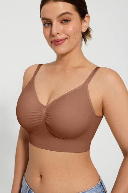 4-Pack Seamless Comfort Removable Pad Everyday Bra Bundle