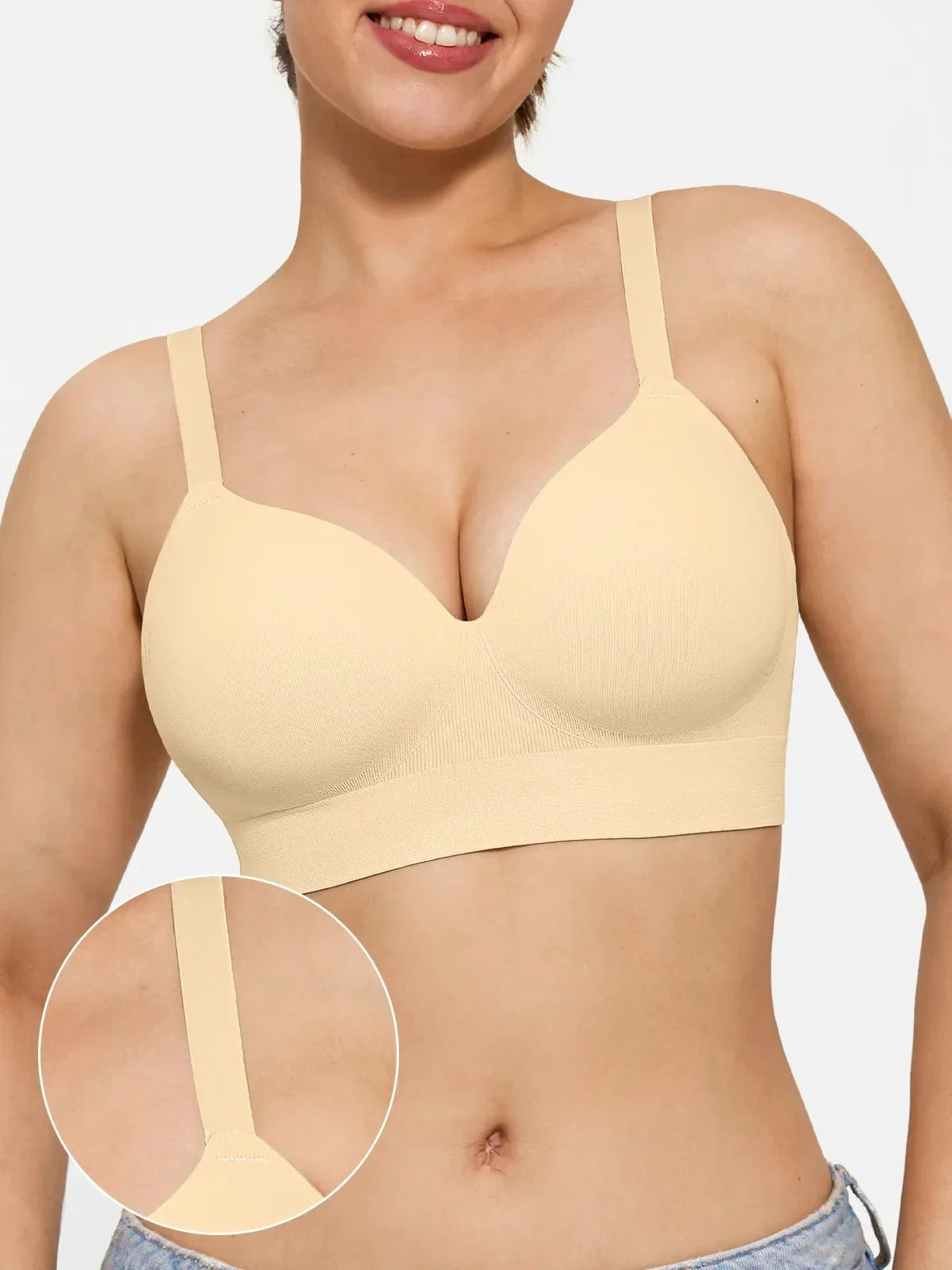 ContourLift™ Seamless Wireless Shaping Push Up Bra