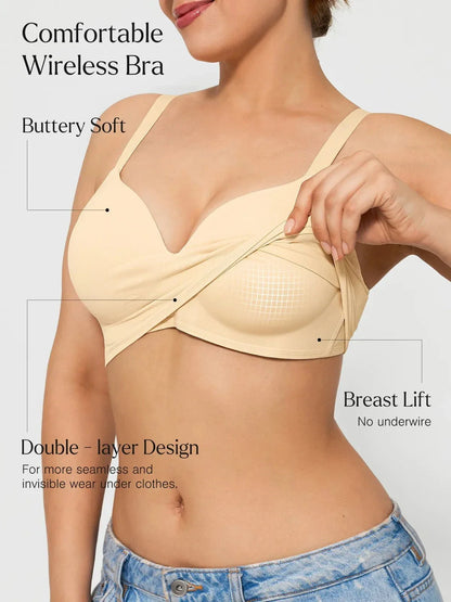 ContourLift™ Seamless Wireless Shaping Push Up Bra