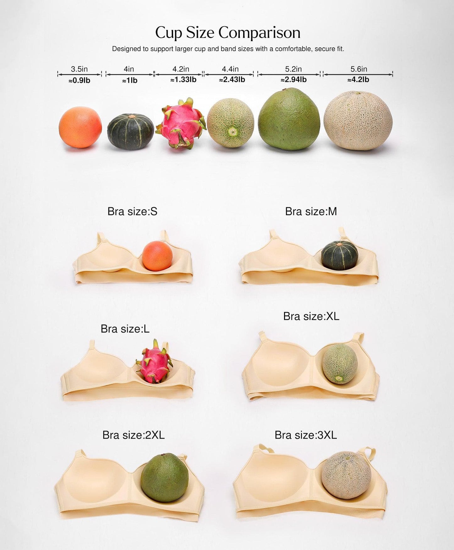 ContourLift™ Seamless Wireless Shaping Push Up Bra