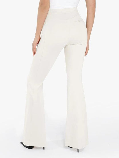 Day To Night Set Square Neck Tank Bodysuit Built-in Shapewear Pants