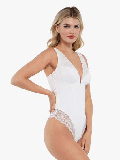 Day To Night Set Tummy Control Bodysuit Built-in Shapewear Pants