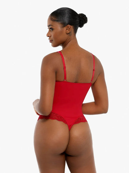 Day To Night Set Tummy Control Bodysuit Built-in Shapewear Pants