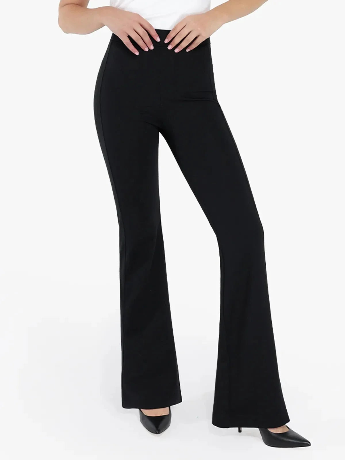 Day To Night Set Square Neck Tank Bodysuit Built-in Shapewear Pants