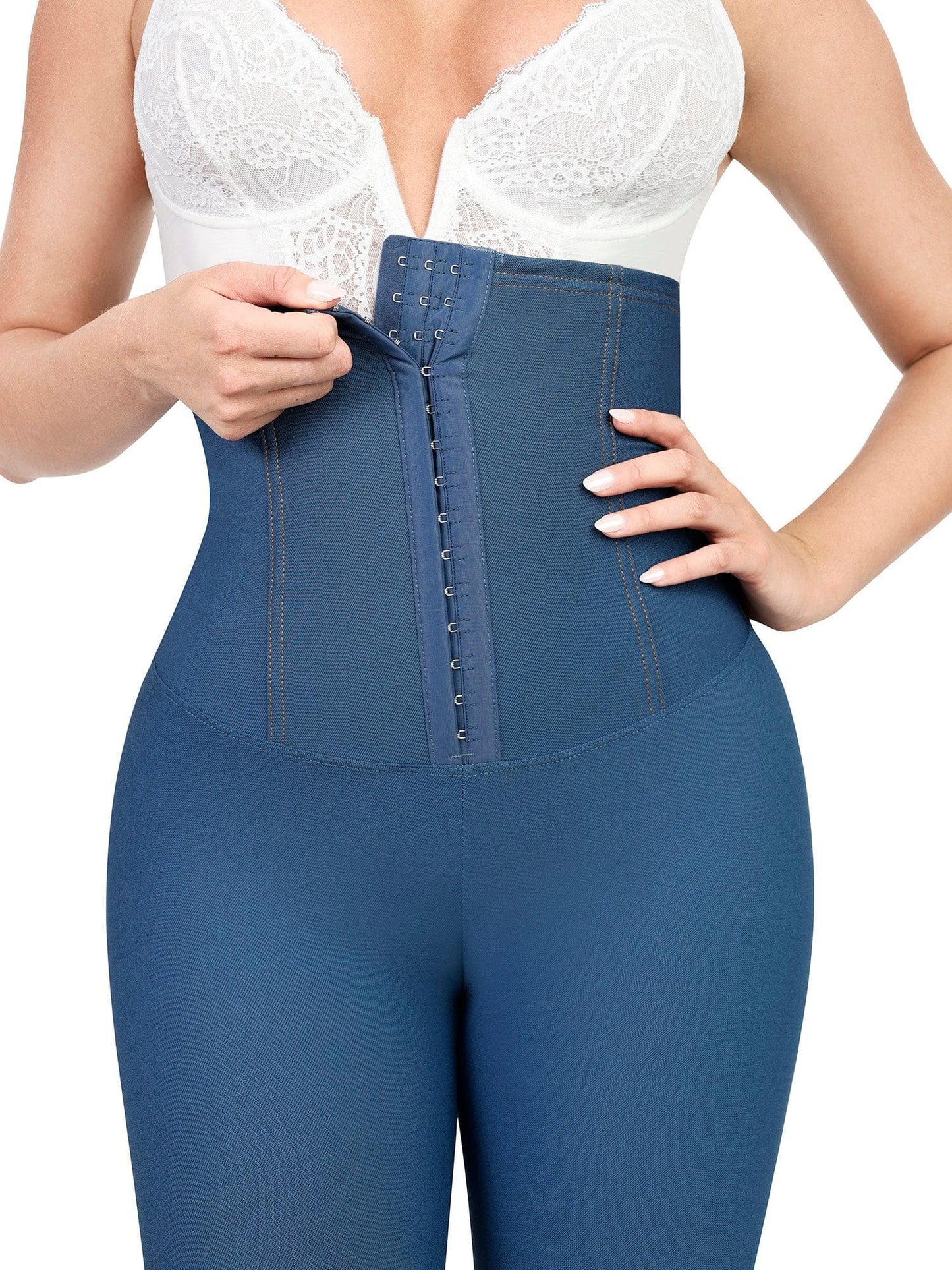 Shapewear High-Waist Tummy Control Denim Leggings For Insiders
