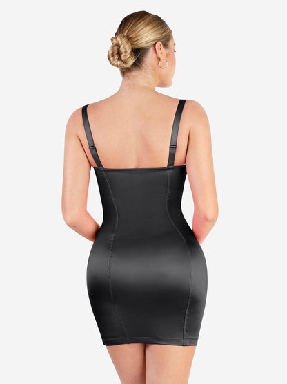 Shapewear Scuplting Satin Bustier Mini Dress For Insiders