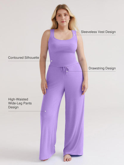 Modal Tank Top & Drawstring Pant Pajama Set