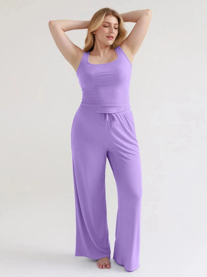 Modal Tank Top & Drawstring Pant Pajama Set