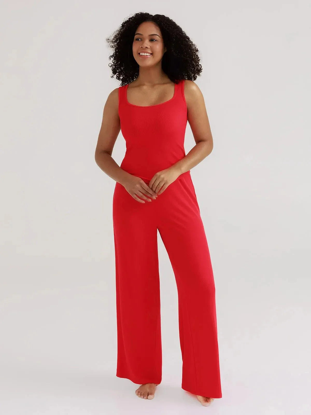 Modal Tank Top & Drawstring Pant Pajama Set