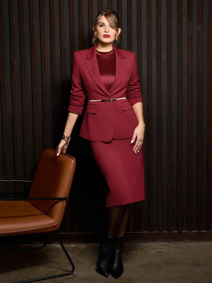 SculptEase Ponte Pencil Skirt