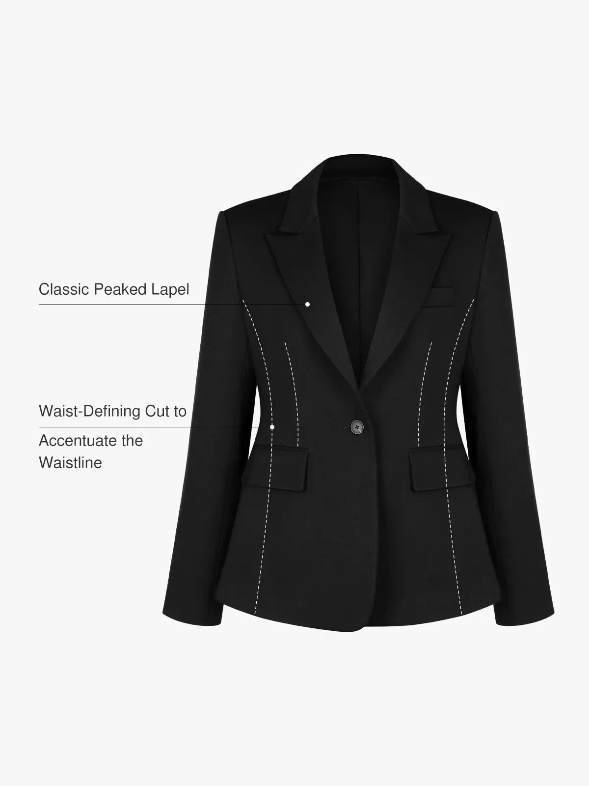 Shape-Sculpting Fitted Blazer