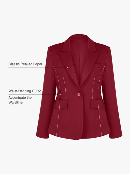 Shape-Sculpting Fitted Blazer