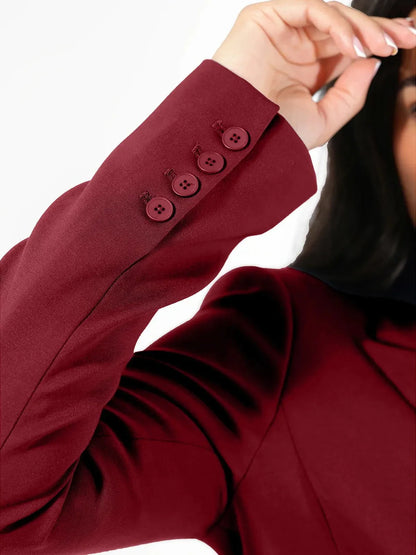 Shape-Sculpting Fitted Blazer