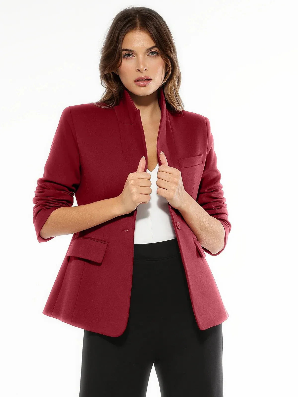 Shape-Sculpting Fitted Blazer