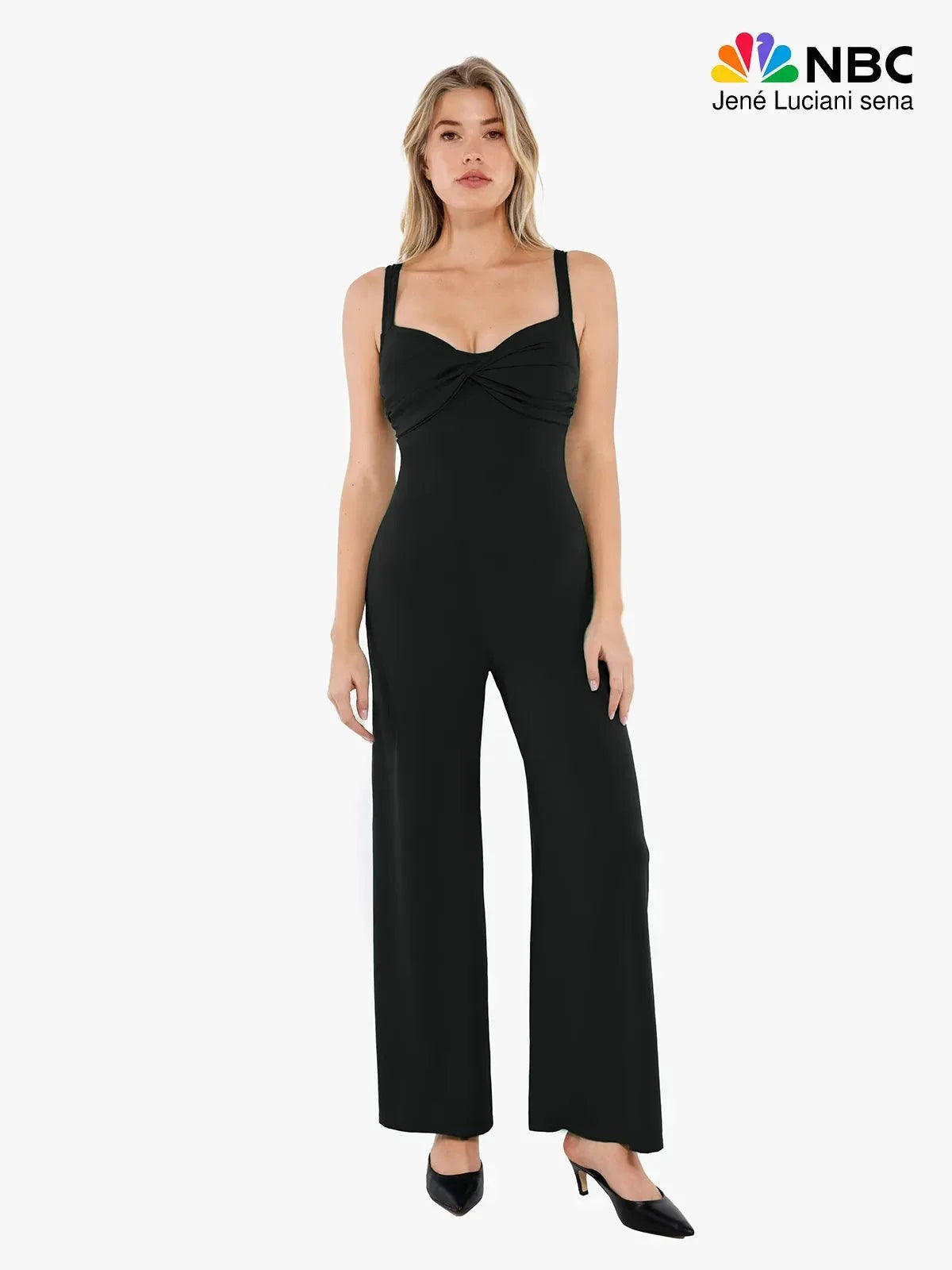 Shapewear Bias Twist Smooth Sculpting Jumpsuit