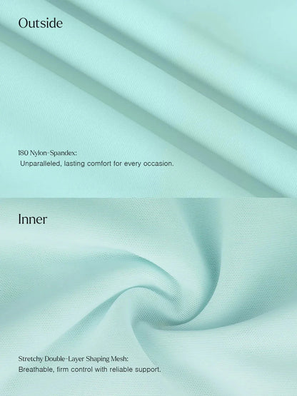 Shapewear Boatneck Draped Sculpting Maxi Dress