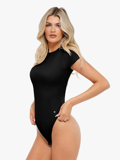 Shapewear Cloudsense Short Sleeve Crew-Neck Bodysuit