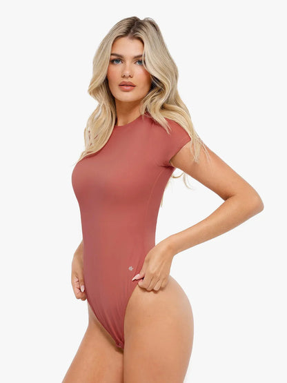 Shapewear Cloudsense Short Sleeve Crew-Neck Bodysuit