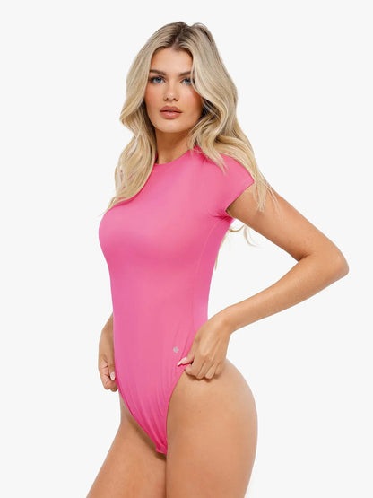 Shapewear Cloudsense Short Sleeve Crew-Neck Bodysuit