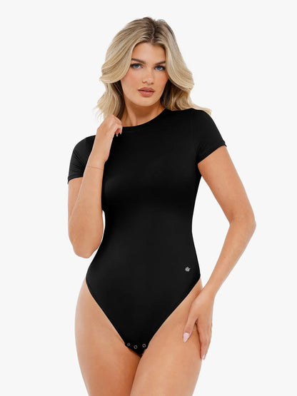 Shapewear Cloudsense Short Sleeve Crew-Neck Bodysuit