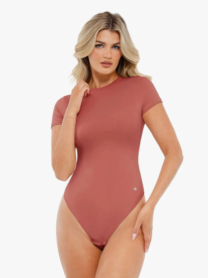 Shapewear Cloudsense Short Sleeve Crew-Neck Bodysuit