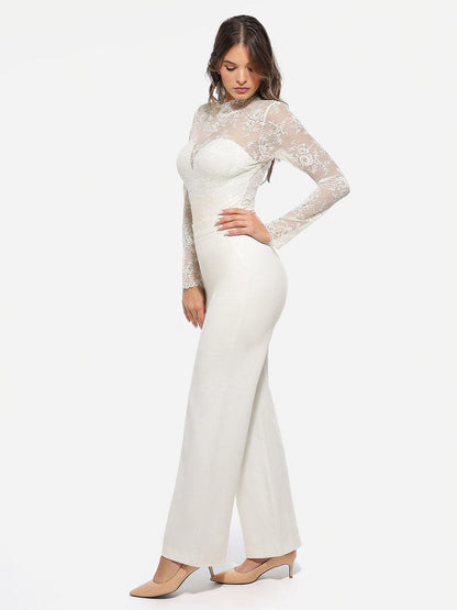 Shapewear Executive High Waisted Wide-Leg Ponte Pants