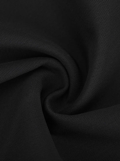 Shapewear Faux Leather Hourglass Cutout Corset Bodysuit Butt Lifting Skirt Set