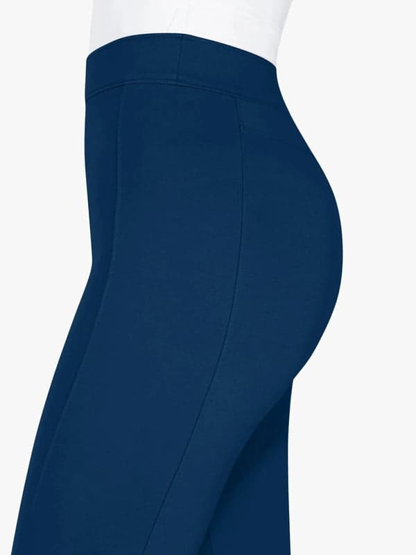Velvet Wide-Leg Sculpting Trousers