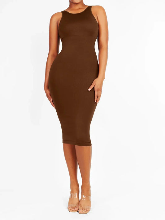 Shapewear Large U-Back Snatched Seamless Dress
