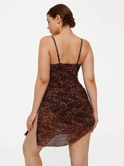 Shapewear Ruched Convertible One-Piece Swimsuit