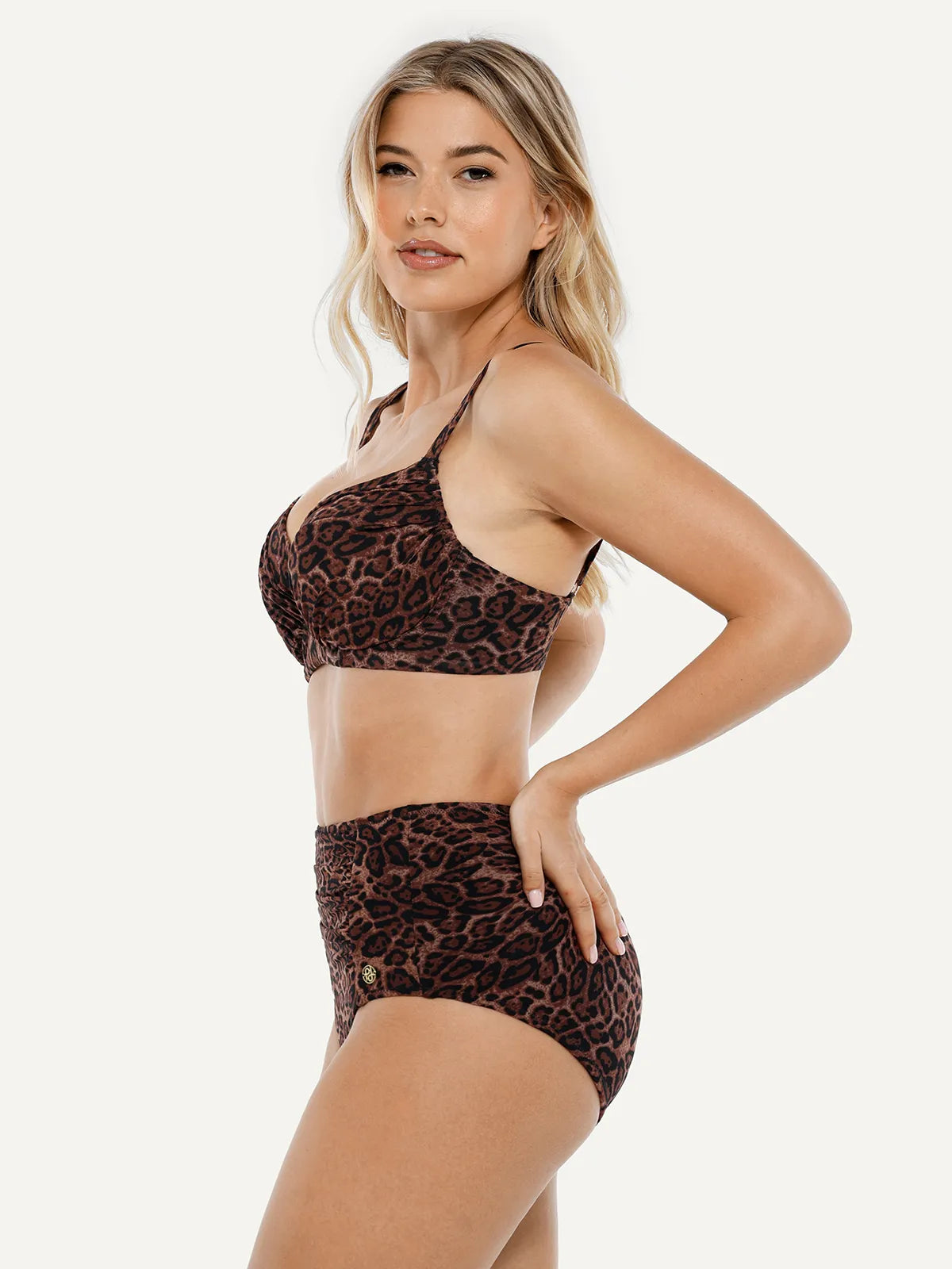 Shapewear Ruched Tummy Control Bikini Set