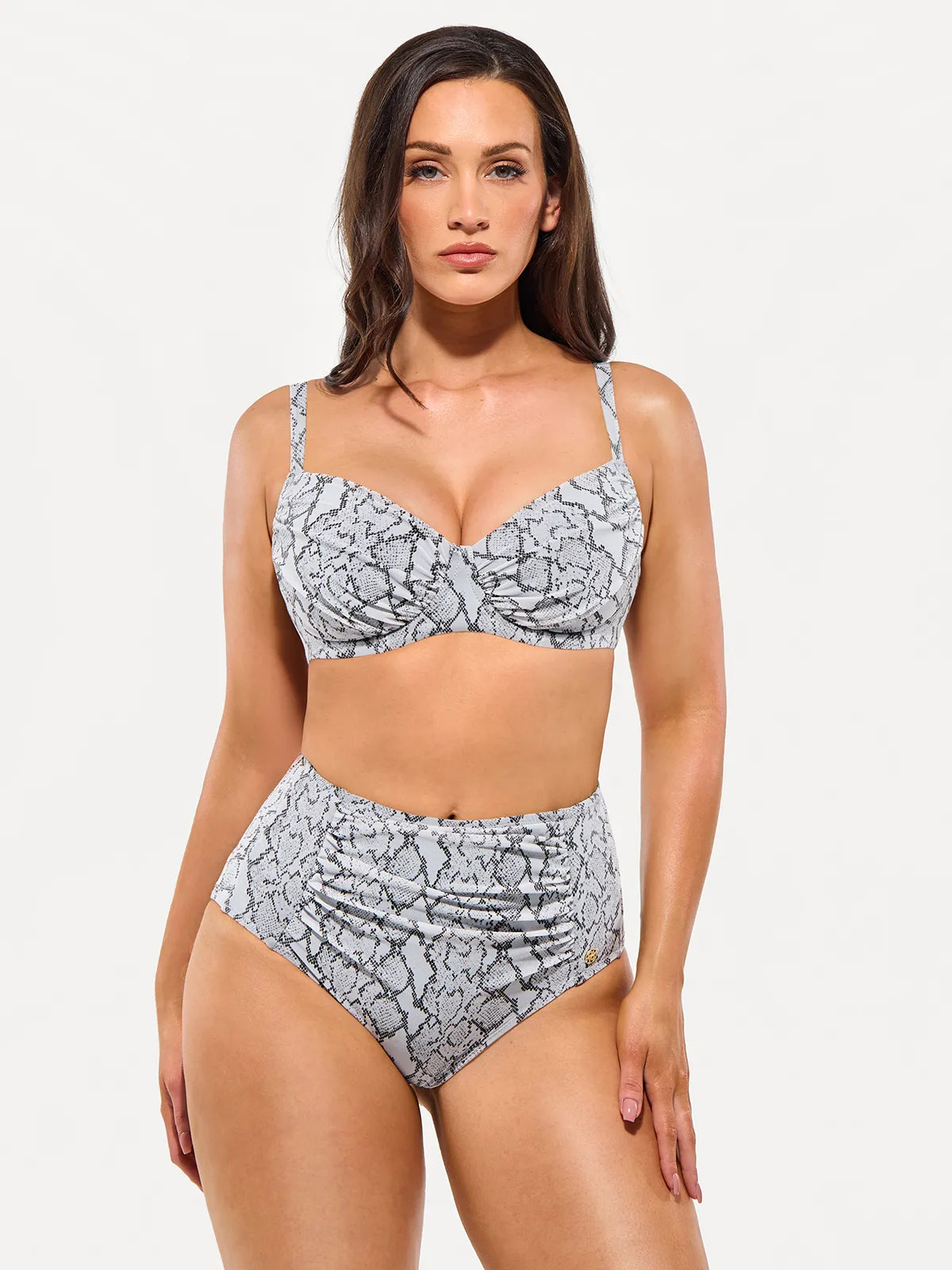 Shapewear Ruched Tummy Control Bikini Set