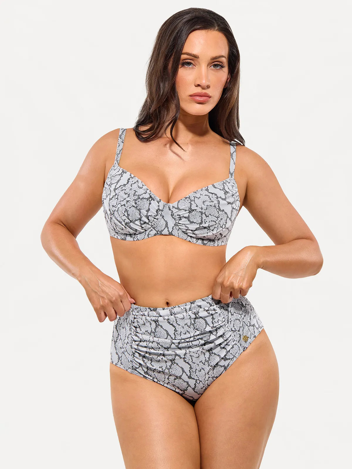 Shapewear Ruched Tummy Control Bikini Set