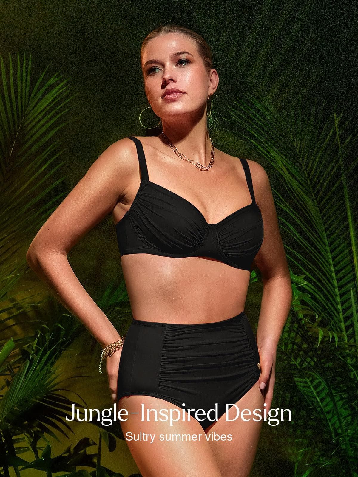 Shapewear Ruched Underwire Bikini Top